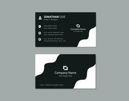 Modern business card template vector