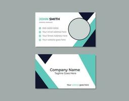 creative business card template design. vector
