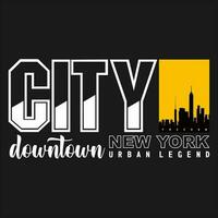 nuevo York brooklyn texto ,logo, modelo vector diseño