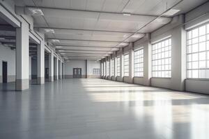 3Dillustration of empty hall. photo