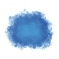 Abstract blue splash watercolor background vector