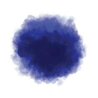 Abstract dark blue splash watercolor background vector