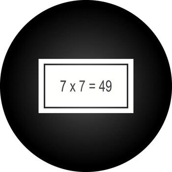 icono de vector aritmético