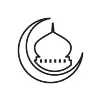 Mosque icon vector design illustration