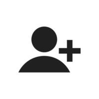 add user icon vector design illustration
