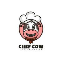 Chef Cow Vector Design