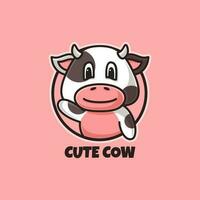 Cute Cow Vector Design