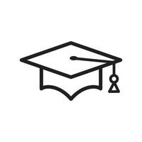 cap, graduation icon vector design illustration