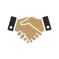 handshake icon vector design illustration