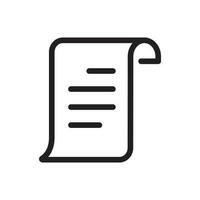 paper, page, document icon vector