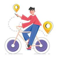 Trendy Cycle Location vector