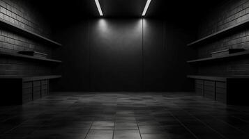 dim room foundation curiously with Slant in cleanse room studio. Creative resource, photo