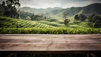Cleanse wooden table a humble bunch of time as of late tea house establishment. Creative resource, photo