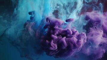 Blue purple blazing cloudiness cloud wave soil shattering craftsmanship establishment. Creative resource, photo