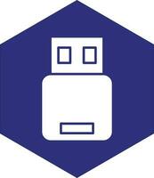 USB Stick Vector Icon design