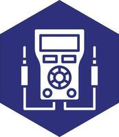 Voltmeter Vector Icon design