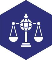 Global Law Vector Icon design