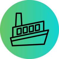 diseño de icono de vector de crucero