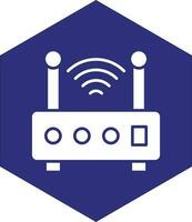 Wireless Router Vector Icon design