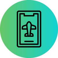 Mobile Airplane Mode Vector Icon Design