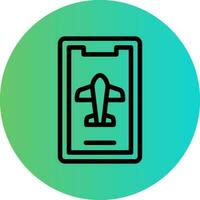 Mobile Airplane Mode Vector Icon Design