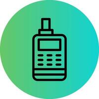 Walkie Talkie Vector Icon Design