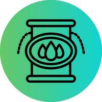 Barrel Leak Vector Icon Design