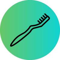 Toothbrush Vector Icon Design