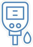 Diabetes Test Vector Icon Style