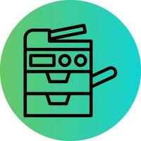 Copy Machine Vector Icon Design