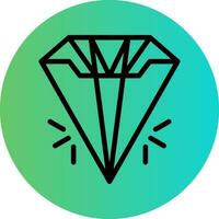 diseño de icono de vector de diamante