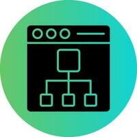Sitemap Vector Icon Design