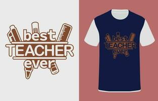 Teacher typography graphic design, for t-shirt prints, vector illustration.
