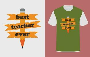 Teacher typography graphic design, for t-shirt prints, vector illustration.