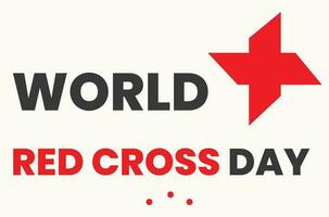 World Red Cross day vector