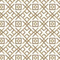 The geometric pattern with lines. Seamless vector background. White and gold texture. Graphic modern pattern. Simple lattice graphic design