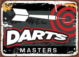 Darts masters championship fan artwork vector