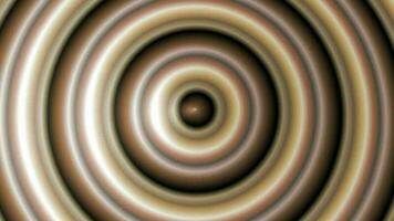 abstrakt cirkel krusning animering bakgrund, färgrik ringa illusion video bakgrund