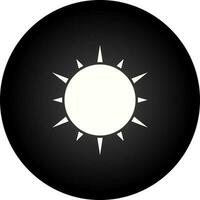 icono de vector de sol