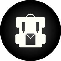 icono de vector de mochila