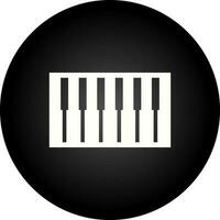 Piano Keyboard Vector Icon