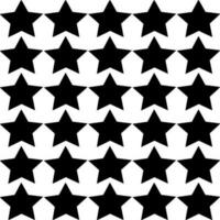 Vector silhouette of Star on white background