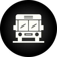 icono de vector de autobús escolar