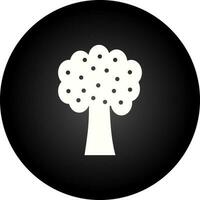 icono de vector de árbol frutal