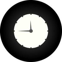 icono de vector de reloj de pared