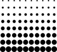 Vector silhouette of dots on white background