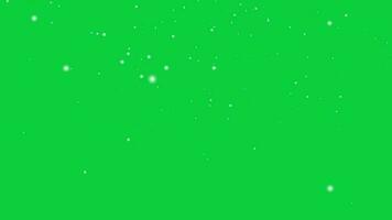 sneeuwval animatie effect Aan groen scherm achtergrond, sneeuwval bedekking achtergrond chroma sleutel video. video