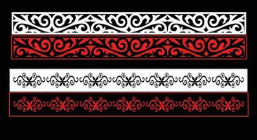 Decorative wall panels set Jali design CNC pattern, laser cutting pattern, router CNCcutting.Jali Laser cut decorative panel set with lace pattern. vector