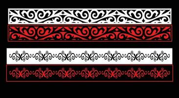 Decorative wall panels set Jali design CNC pattern, laser cutting pattern, router CNCcutting.Jali Laser cut decorative panel set with lace pattern. vector