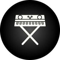 icono de vector de piano